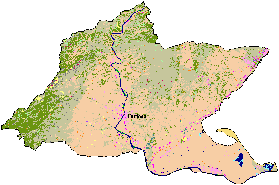 Mapa de Cobertes del S&ograve;l al Baix Ebre