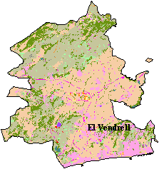 Mapa de Cobertes del Sòl al Baix Peneds