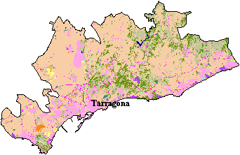 Mapa de Cobertes del Sòl al Tarragons