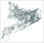 Distribució del bosc a Catalunya